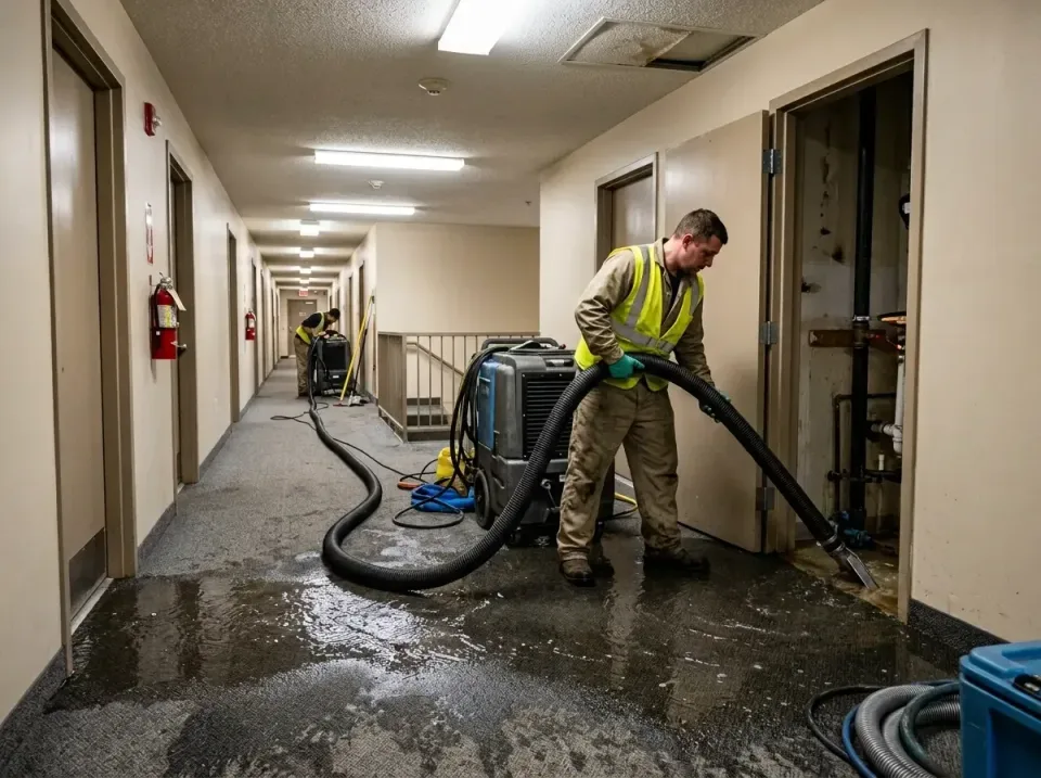 multi-unit-apartment-hallway-f-005 — frequently asked questions, Emergency Burst Pipe Water Extraction & Removal in Portage,…
